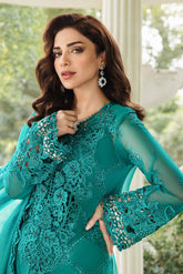 Maria B Unstitched Embroidered Chiffon Suit | MPC-24-105